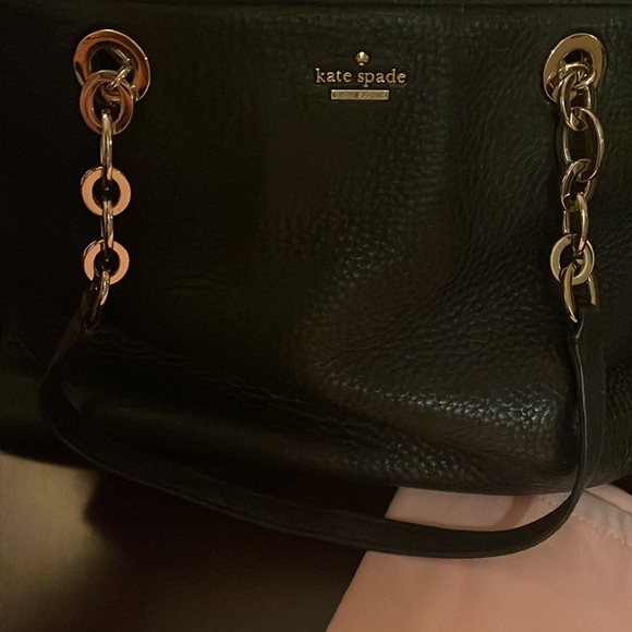 EUC- Kate Spade Black Medium Satchel with Dust Bag - Picture 4 of 5